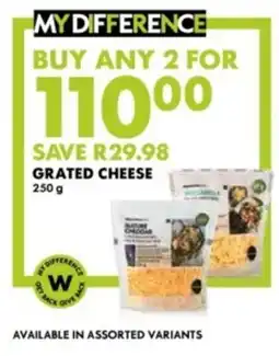 Woolworths Grated Cheese offer