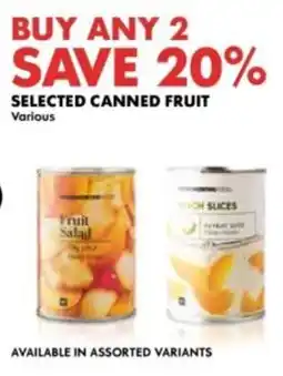Woolworths Selected canned fruit offer