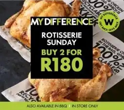 Woolworths Rotisserie sunday offer