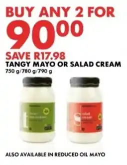 Woolworths Tangy mayo or salad cream offer