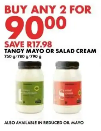 Woolworths Tangy mayo or salad cream offer