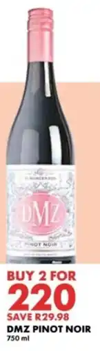 Woolworths Dmz pinot noir offer