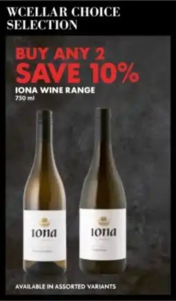 Woolworths Iona wine range offer