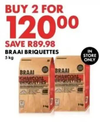 Woolworths Braai Briquettes offer