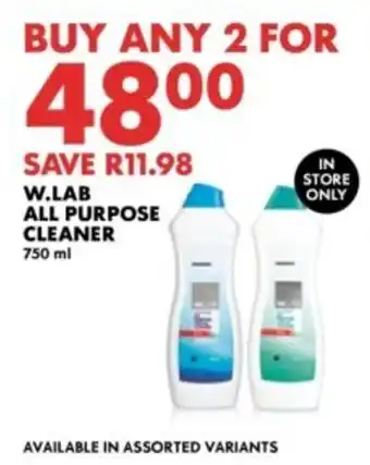 Woolworths W.lab all purpose cleaner offer