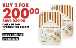 Woolworths Dairy dream tin roof ice cream offer