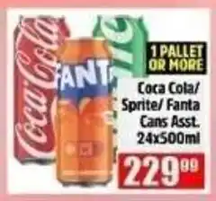 Devland Cash And Carry Coca-Cola/ Sprite/ Fanta Cans offer