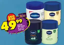 Shoprite Vaseline body cream offer