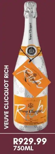 Prestons Veuve clicquot rich offer