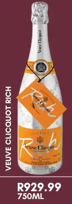 Prestons Veuve clicquot rich offer