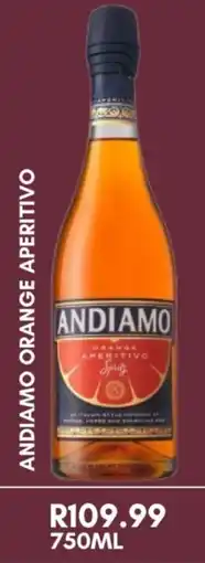 Prestons Andiamo orange aperitivo offer