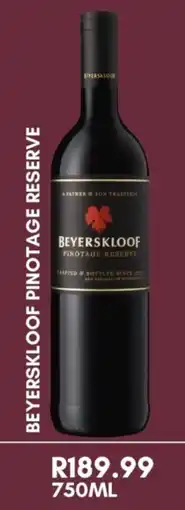 Prestons Beyerskloof pinotage reserve offer