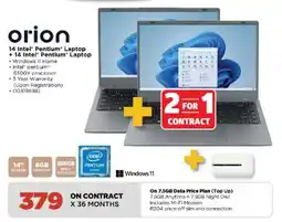 HiFi Corp Orion 14 Intel Pentium Laptop +14 Intel Pentium Laptop offer