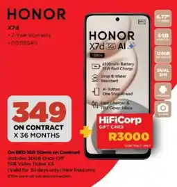 HiFi Corp Honor X7d offer
