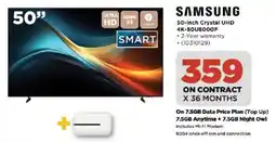 HiFi Corp Samsung 50-inch Crystal UHD 4K TV offer