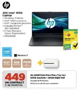 HiFi Corp Hp 250 Intel N150 Laptop offer