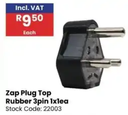 Africa Cash and Carry Zap Plug Top Rubber 3pin offer