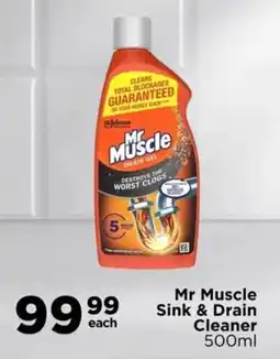 Check Star Mr Muscle Sink & Drain Cleaner offer