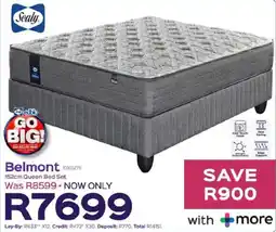 Sleepmasters Sealy Belmont 152cm Queen Bed Set offer