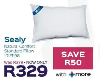 Sleepmasters Sealy Natural Comfort Standard Pillow offer