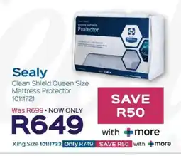 Sleepmasters Sealy Clean Shield Queen Size Mattress Protector offer