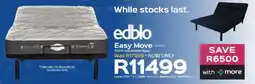 Sleepmasters Edblo Easy Move 152cm Adjustable Base offer