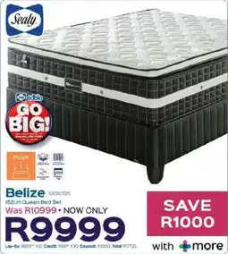 Sleepmasters Sealy Belize 152cm Queen Bed Set offer