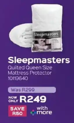 Sleepmasters Sleepmasters Quilted Queen Size Mattress Protector offer