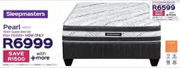 Sleepmasters Sleepmasters Pearl 152cm Queen Bed Set offer