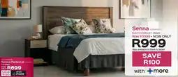 Sleepmasters Steel&Rose Senna Queen Headboard offer