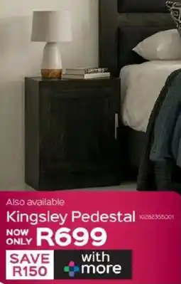 Sleepmasters Steel&Rose Kingsley Pedestal offer