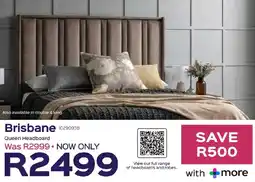 Sleepmasters Steel&Rose Brisbane Queen Headboard offer