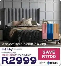Sleepmasters Steel&Rose Hailey Queen Headboard offer
