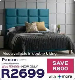 Sleepmasters Steel&Rose Paxton Queen Headboard offer