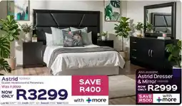 Sleepmasters Steel&Rose Astrid Queen Headboard & Pedestals offer