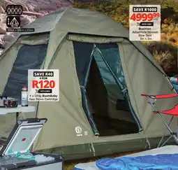 Checkers Bushtec Adventure Nomad Bow Tent offer