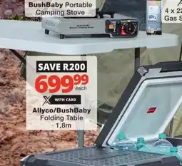Checkers Allyco/ BushBaby Folding Table offer