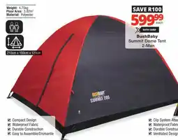 Checkers BushBaby Summit Dome Tent offer