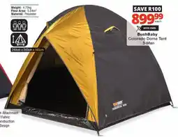 Checkers BushBaby Colorado Dome Tent offer