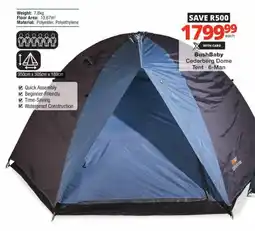Checkers BushBaby Cederberg Dome Tent offer