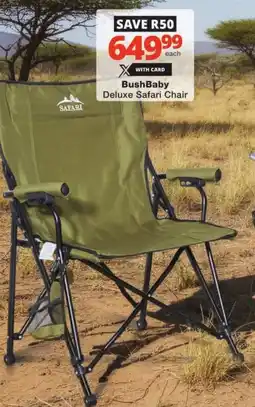 Checkers BushBaby Deluxe Safari Chair offer