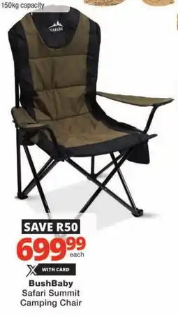 Checkers Bush Baby Safari Summit Camping Chair offer