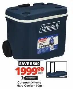 Checkers Coleman Xtreme Hard Cooler offer