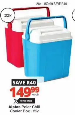 Checkers Alplas Polar Chill Cooler Box offer