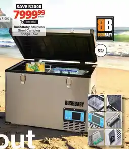 Checkers BushBaby Stainless Steel Camping Fridge offer