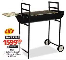 Checkers LK's Cylinder Braai offer