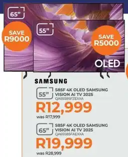Kloppers Samsung 55" 4K OLED Vision AI TV 2025 offer