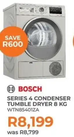 Kloppers Bosch series 4 condenser tumble dryer offer