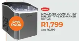 Kloppers SnoMaster counter-top bullet type ice-maker offer