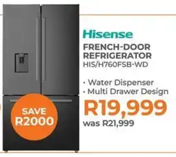 Kloppers Hisense french-door refrigerator offer